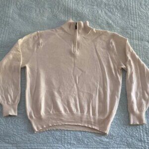 Jos. A. Bank Women's Cream Turtleneck Sweater